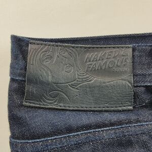 Naked & Famous Weird Guy Selvedge Denim Jeans Men 30 Japanese Fabric Made Canada
